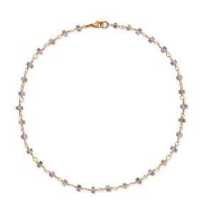 Amethyst Wire Necklace