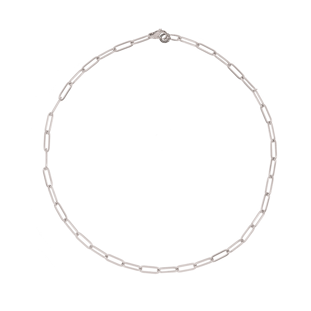 Silver Cable Chain Necklace
